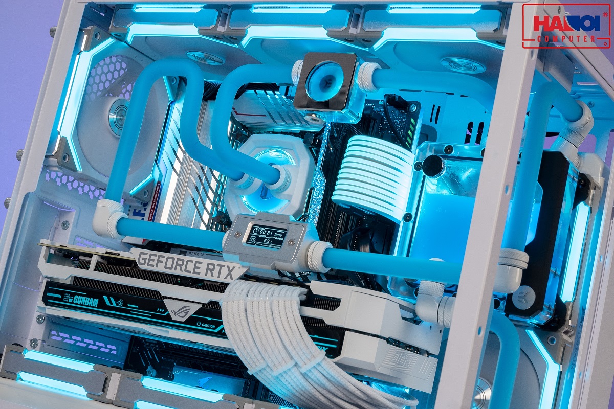 LIAN-LI PC - O11-Dynamic - Mini Snow White watercooling